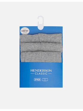 Henderson Henderson Komplet 3 par bokserek 39434 Szary