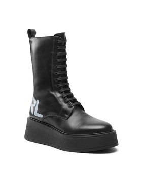 KARL LAGERFELD KARL LAGERFELD Čižmy KL42475 Čierna