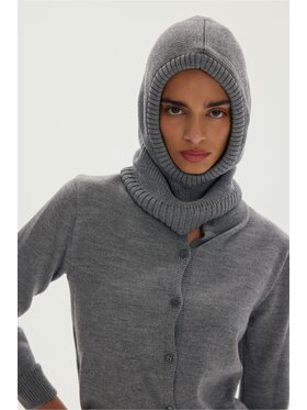 Laretaggio Laretaggio Kominiarka TERRA WOOL BALACLAVA GREY Szary