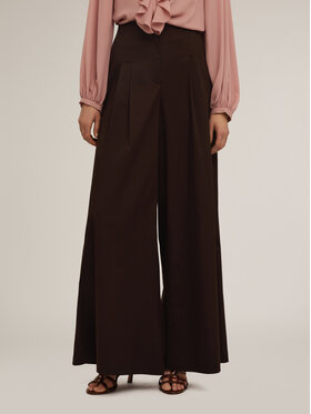 Motivi Motivi Pantaloni di tessuto P115Q004199N032 Marrone Over Fit