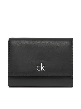 Calvin Klein Calvin Klein Μικρό Πορτοφόλι Γυναικείο Ck Re-Lock Medium Trifold LV04F1035G Μαύρο