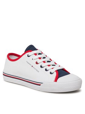 Tommy Hilfiger Tommy Hilfiger Sneakers Low Cut Lace Up Sneaker T3X9-33325-0890 S Blanc