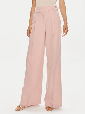 Liu Jo Liu Jo Pantaloni din material CA4200 T2200 Roz Relaxed Fit