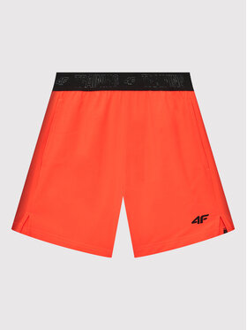 4F 4F Pantaloni scurți sport HJL22-JSKMTR002 Roșu Regular Fit