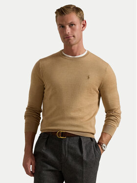 Polo Ralph Lauren Polo Ralph Lauren Sweter 710946143009 Beżowy Slim Fit