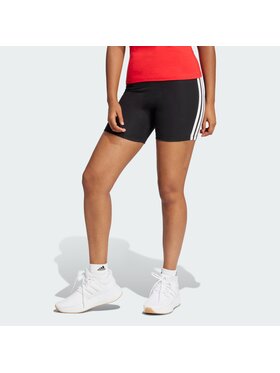 adidas adidas Szorty materiałowe 140909 Czarny Fitted Fit