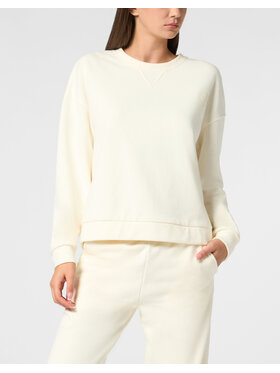 Plein Sport Plein Sport Longsleeve 22959 Biały Regular Fit