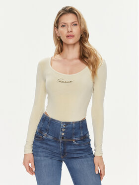 Guess Guess Body Allycia V4RP05 KC2V0 Beżowy Slim Fit