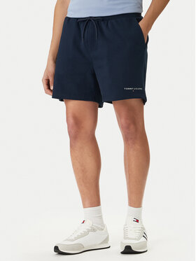 Tommy Jeans Tommy Jeans Sportovní kraťasy Contrast Linear DM0DM22697 Tmavomodrá Regular Fit