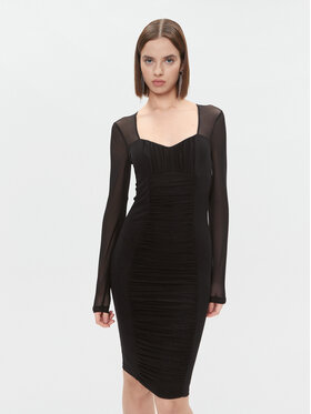 Marciano Guess Marciano Guess Koktejlové šaty 3BGK0E 6851Z Čierna Bodycon Fit