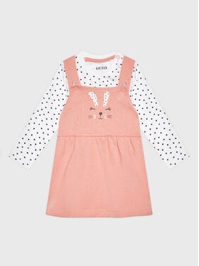 Blue Seven Blue Seven Комплект боді і сукня 473159 Рожевий Regular Fit