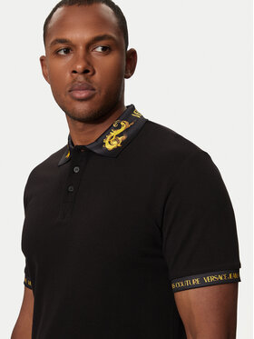 Versace Jeans Couture Polo 76GAGT00 Crna Regular Fit