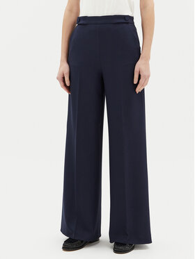 BOSS BOSS Spodnie palazzo Tupita 50531846 Granatowy Wide Leg
