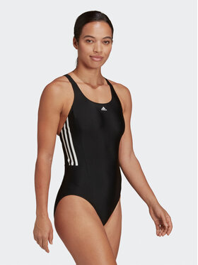 adidas adidas Купальник Mid 3-Stripes Swimsuit HA5993 Чорний