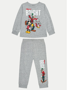 NAME IT NAME IT Pyžamo Mickey 13234179 Sivá Regular Fit