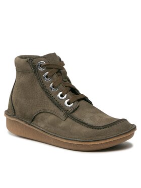 Clarks Clarks Botki Funny Cedar 261738864 Khaki
