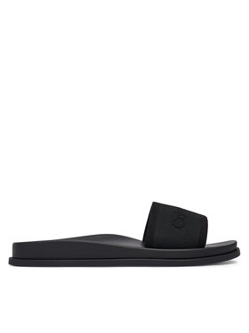Calvin Klein Calvin Klein Παντόφλες City Sandal Mule Webbing HW0HW02887 Μαύρο