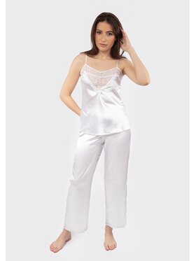 DKaren Lingerie DKaren Lingerie Komplet bielizny Caroline Biały Classic Fit