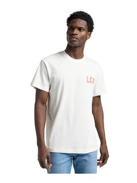 Lee Lee T-Shirt 112364580 Beżowy Relaxed Fit