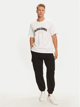 Jack&Jones Spodnji Del Trenirke Kane 12263074 Črna Relaxed Fit