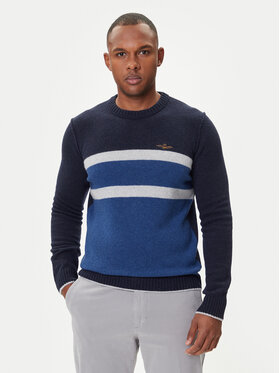 Aeronautica Militare Aeronautica Militare Sweater 252MA1609UL00924 Sötétkék Regular Fit