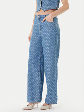 Morgan Morgan Jeansy 252-PSTEL Niebieski Wide Leg