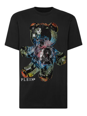 PHILIPP PLEIN PHILIPP PLEIN Tričko 325 Čierna Regular Fit