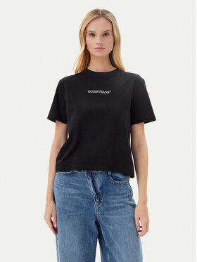 Guess Jeans Guess Jeans T-Shirt W5RI4 2K8HM0 Schwarz Regular Fit