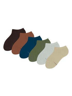 Zooksy Zooksy Zestaw 6 par niskich skarpet dziecięcych Basic Kolorowy