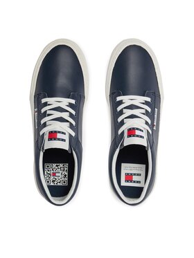 Tommy Jeans Tenisice Th Central Cc And Coin Tamnoplava