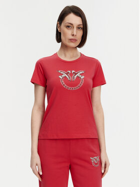 PINKO PINKO Majica Quentin 100535 A2G7 Rdeča Regular Fit
