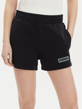 Napapijri Napapijri Pantaloncini sportivi N-Iaato NP0A4HNP Nero Regular Fit