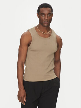 HUGO HUGO Майка Dapota 50542089 Коричневий Slim Fit