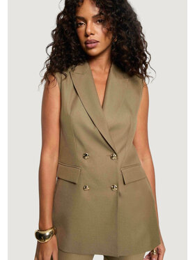 Morgan De Toi Morgan De Toi Gilet da completo 261-VFIDI.F Verde Modern Fit