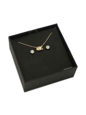 Coach Coach Kaklarotas un auskaru komplekts Signature Necklace & Earring Set 37412845GLD110 Zelta