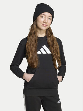 adidas adidas Felpa Glam Graphic JV5267 Nero Regular Fit