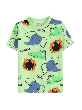 Coccodrillo Coccodrillo Tricou WC5143208VBD Verde Regular Fit