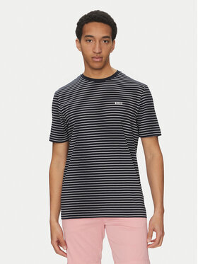 BOSS BOSS Tričko TalesStripe 50499334 Čierna Relaxed Fit