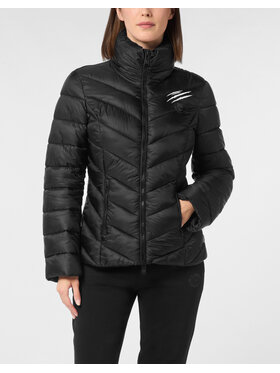 Plein Sport Plein Sport Vatovaná bunda 23979 Čierna Regular Fit