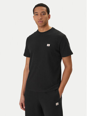 Calvin Klein Jeans Calvin Klein Jeans Tricou Waffle Badge LV04RD008G Negru Regular Fit