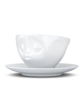 58 products 58 products Filiżanka ze spodkiem uniwersalna - Kissing Biały