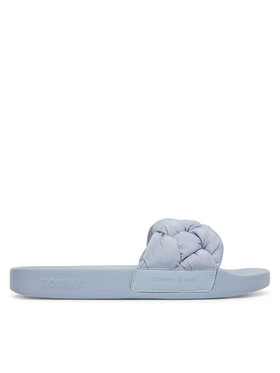 Tommy Jeans Tommy Jeans Şlapi Tjw Braided Slides EN0EN02975 Albastru celest