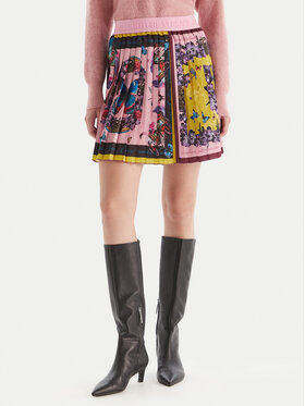 Versace Jeans Couture Versace Jeans Couture Plisovaná sukně 79HAE8P0 NS726 Barevná Regular Fit