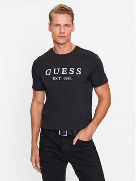 Guess Guess T-Shirt U3BI22 K6YW0 Czarny Regular Fit