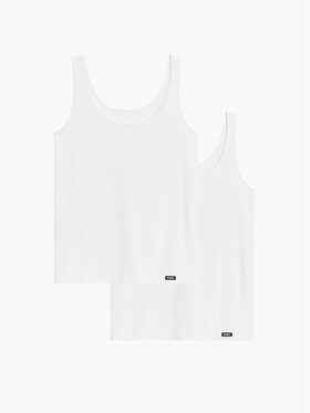 Atlantic Atlantic Top basic Biały Regular Fit