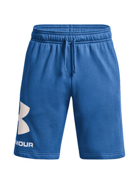 Under Armour Under Armour Szorty sportowe Under Armour Rival Fleece Big Logo Shorts Niebieski Regular Fit