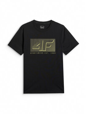 4F 4F T-shirt COMMERCIAL 12 Nero Regular Fit