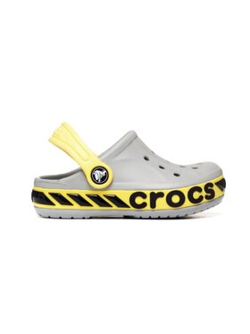 Crocs Crocs Klapki BAYABAND RACER BAND CLOG Szary