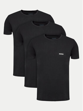 HUGO Hugo Set od 3 majice 50480088 Crna Regular Fit