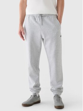 4F 4F Spodnie dresowe 4FWMM00TTROM1140-27M Szary Regular Fit